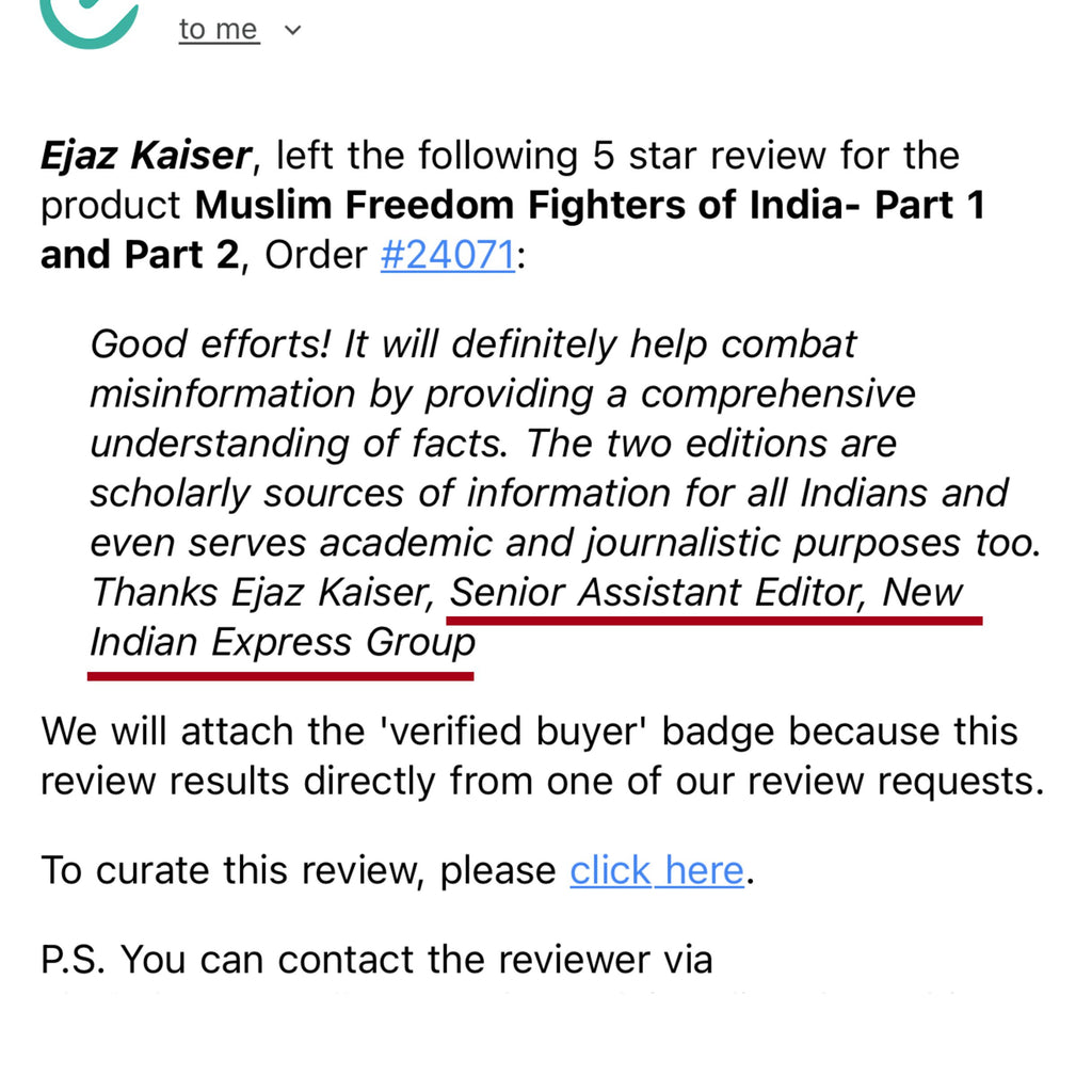 Muslim Freedom Fighters of India (Parts 1 and 2)